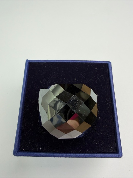 Swarovski Jewelry - Swarovski Nirvana Ring-Black Faceted Crystal Statement Ring size 60 (8.5-9)